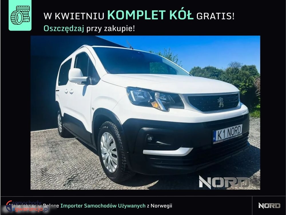 Peugeot Rifter  | Fwd (Przód) | Manualna | 102 Km | Biały