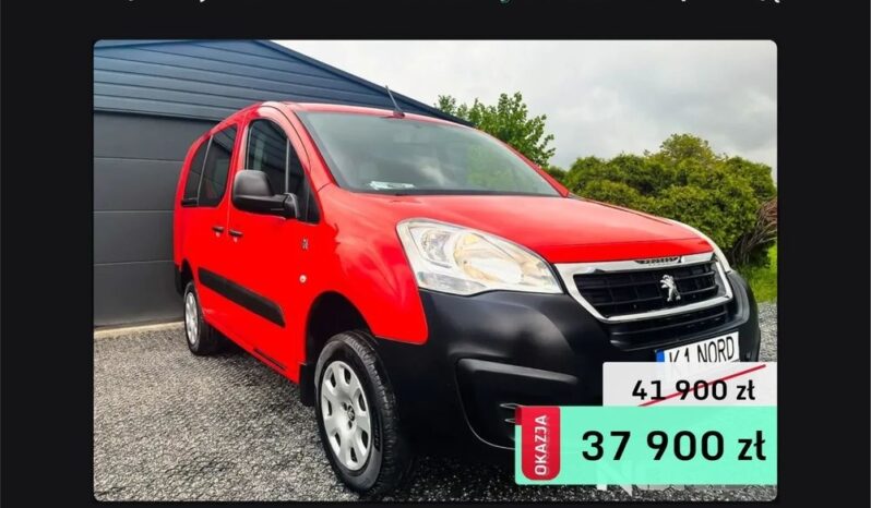 Peugeot Partner  | 4X4 (Doł. Ręcznie) | Manualna | 99 Km | Czerwony
