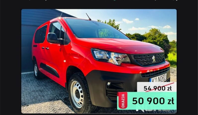 Peugeot Partner  | 4X4 (Doł. Ręcznie) | Manualna | 131 Km | Czerwony