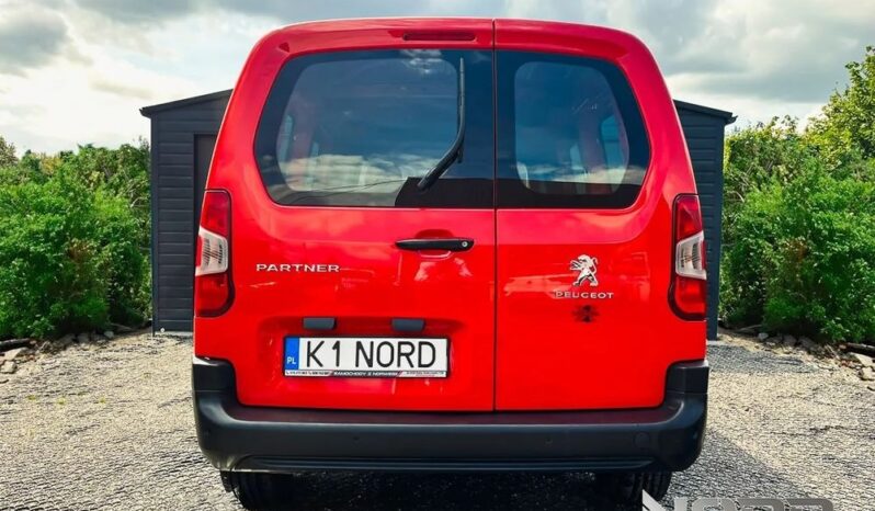 PEUGEOT Partner  | 4×4 (doł. ręcznie) | Manualna | 131 KM | Czerwony full
