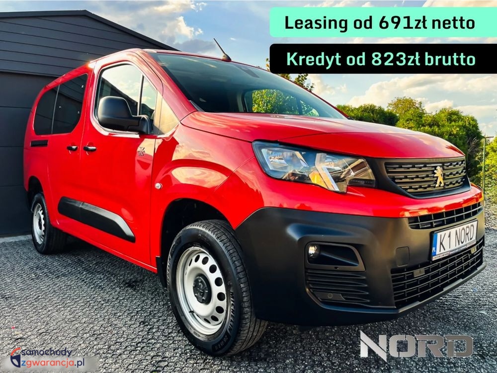 Peugeot Partner  | 4X4 (Doł. Ręcznie) | Manualna | 131 Km | Czerwony