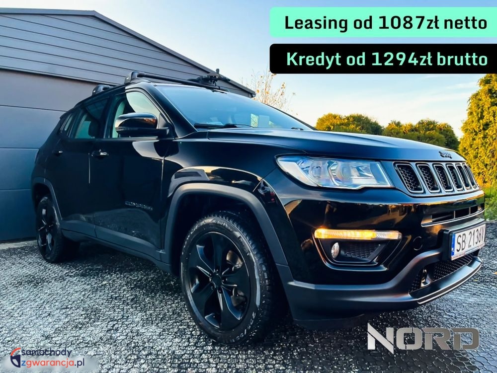 Jeep Compass  | 4X4 (Stały) | Automatyczna | 140 Km | Czarny