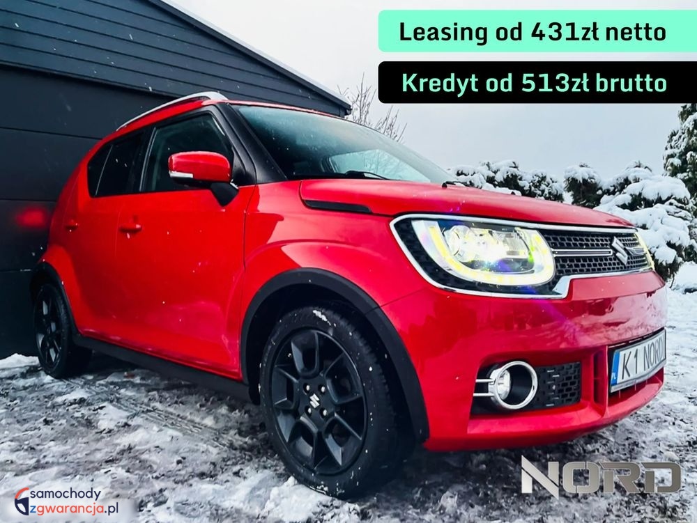Suzuki Ignis  | 4X4 (Stały) | Manualna | 90 Km | Czerwony
