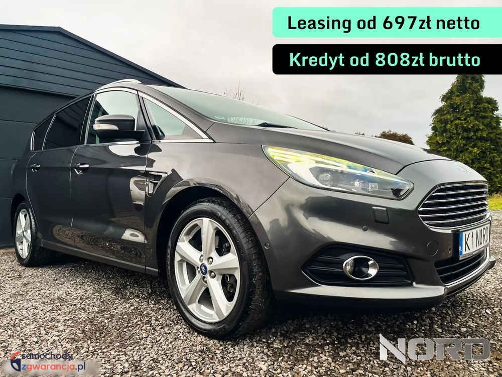 Ford S-Max  | 4X4 (Doł. Ręcznie) | Automatyczna | 180 Km | Szary