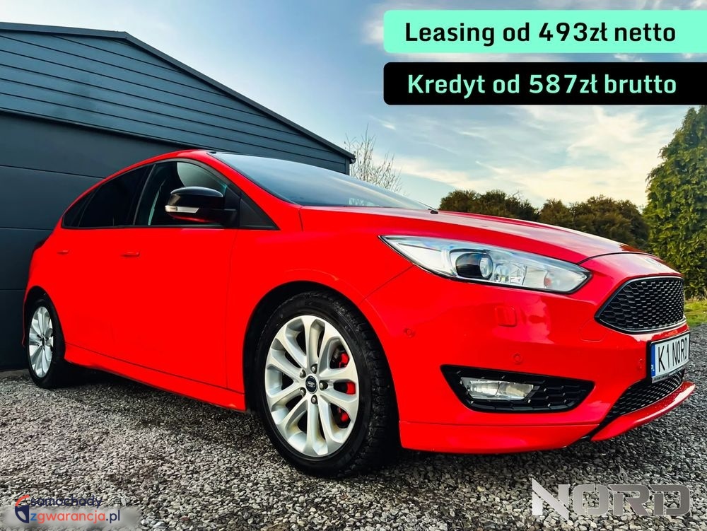 Ford Focus  | Fwd (Przód) | Manualna | 182 Km | Czerwony