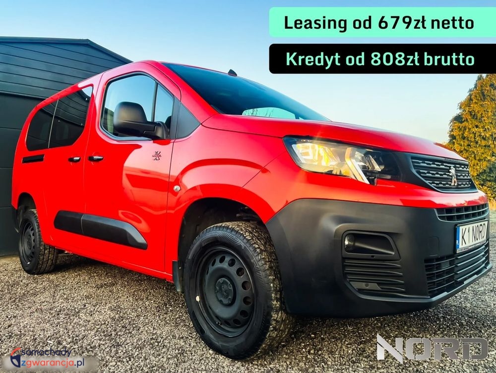 Peugeot Partner  | 4X4 (Doł. Ręcznie) | Manualna | 131 Km | Czerwony