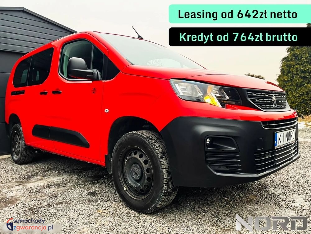 Peugeot Partner  | 4X4 (Doł. Ręcznie) | Manualna | 131 Km | Czerwony