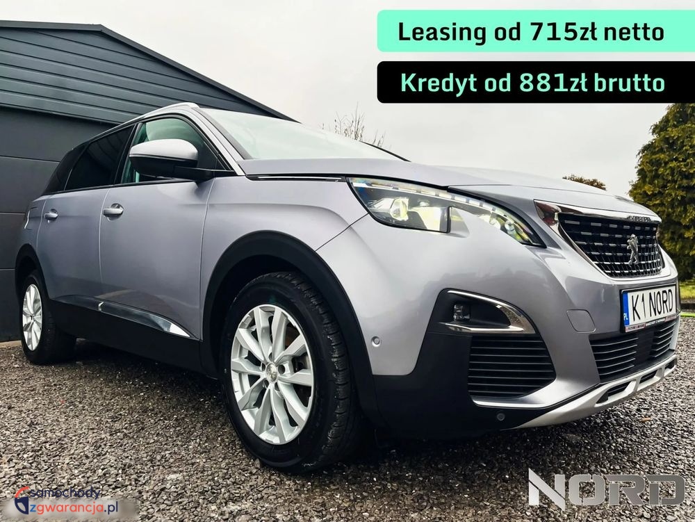 Peugeot 5008  | Fwd (Przód) | Automatyczna | 130 Km | Srebrny