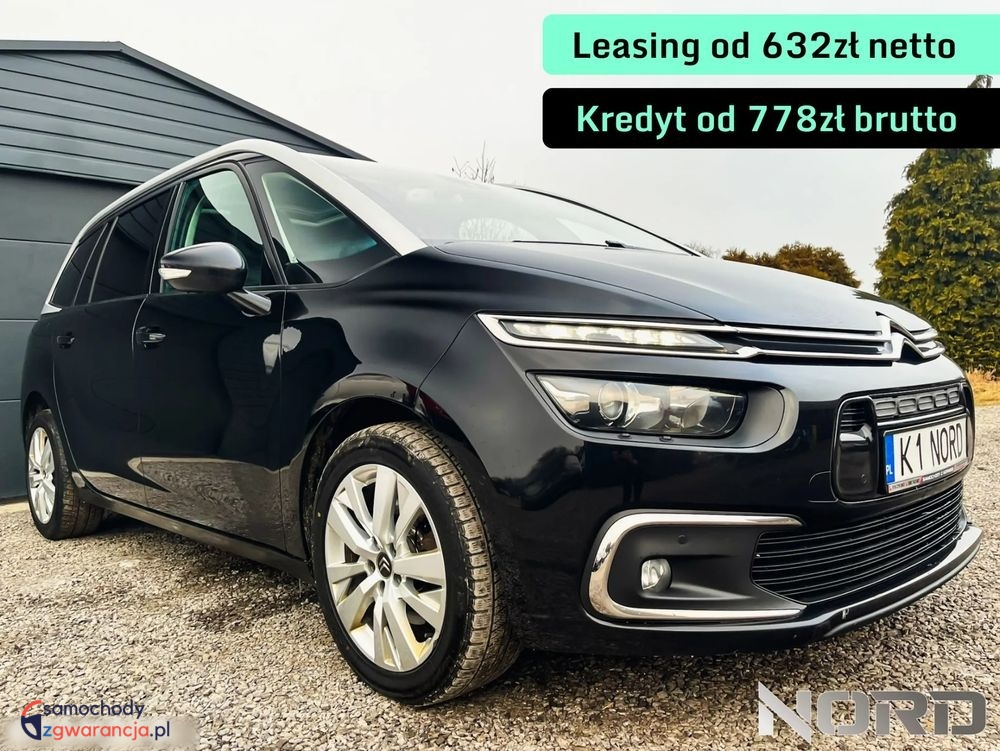 Citroen C4 Spacetourer | Rwd (Tył) | Automatyczna | 163 Km | Czarny