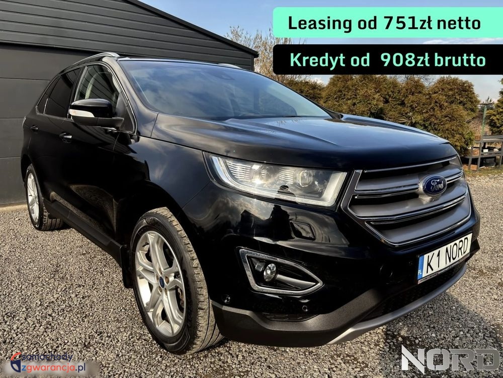 Ford Edge  | 4X4 (Stały) | Automatyczna | 210 Km | Czarny