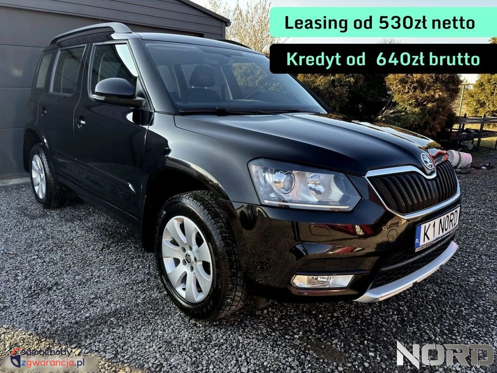 Skoda Yeti  | Fwd (Przód) | Automatyczna | 110 Km | Czarny