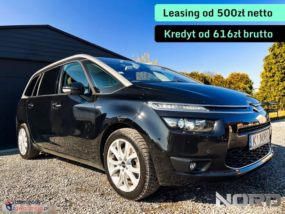 Citroen C4-Grand-Picasso | Fwd (Przód) | Automatyczna | 150 Km | Czarny
