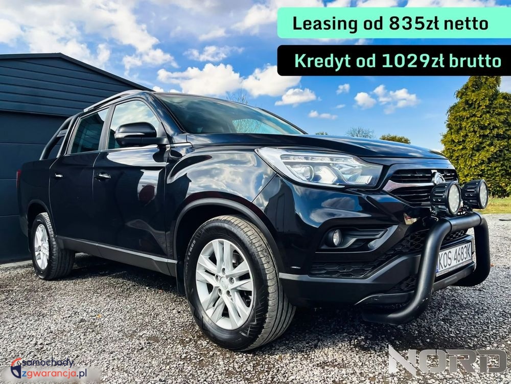 Ssangyong/Kgm Musso | 4X4 (Doł. Automatycznie) | Automatyczna | 181 Km | Czarny