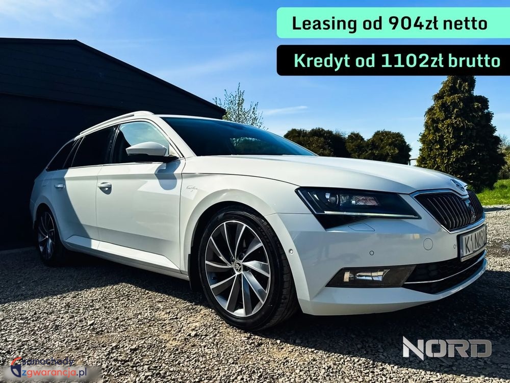 Skoda Superb  | 4×4 (Stały) | Automatyczna | 190 Km | Biały
