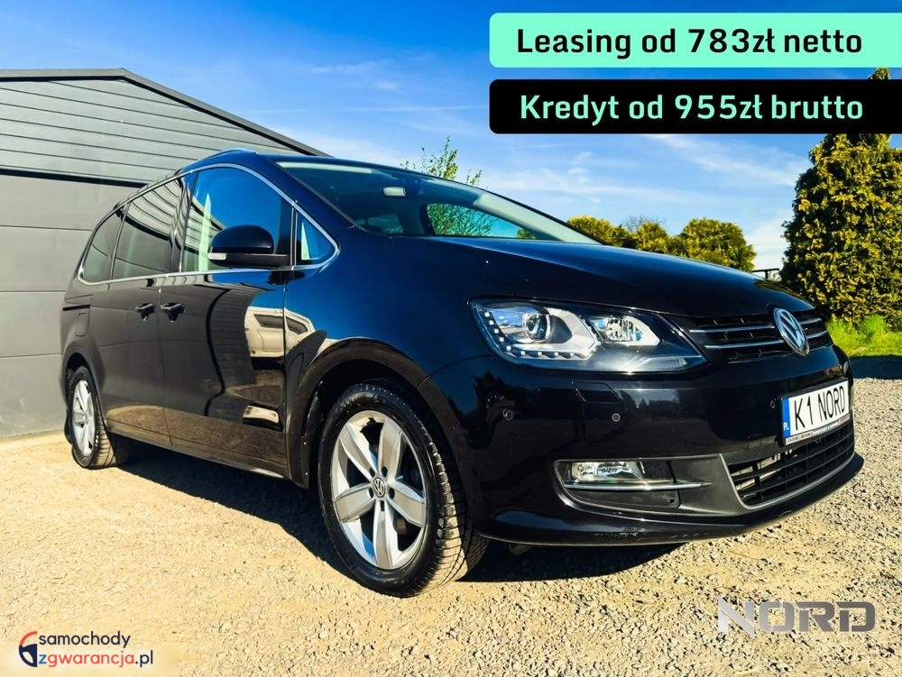 Volkswagen Sharan  | Fwd (Przód) | Automatyczna | 150 Km | Czarny