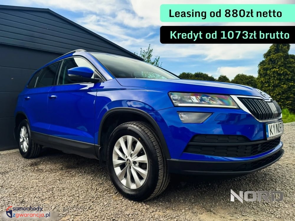 Skoda Karoq | Fwd (Przód) | Automatyczna | 150 Km | Niebieski