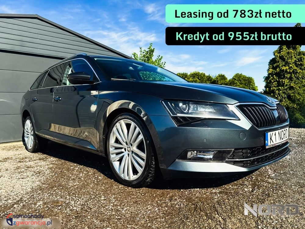 Skoda Superb  | Fwd (Przód) | Automatyczna | 150 Km | Szary