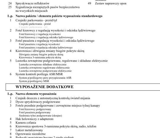 SKODA Octavia  | 4×4 (stały) | Automatyczna | 184 KM | Czarny full