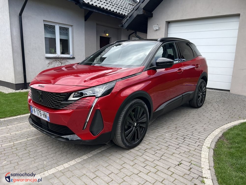 Peugeot 3008  | Fwd (Przód) | Automatyczna | 181 Km | Bordowy