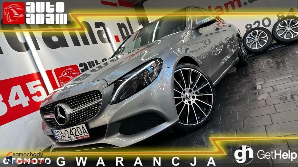 Mercedes-Benz Klasa C | 4X4 (Stały) | Automatyczna | 245 Km | Szary
