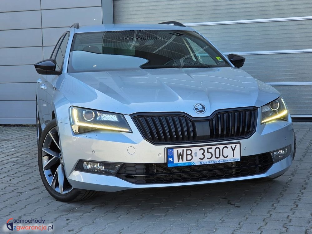 Skoda Superb  | 4X4 (Doł. Automatycznie) | Automatyczna | 280 Km | Srebrny