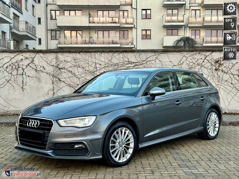 Audi A3  | Fwd (Przód) | Automatyczna | 125 Km | Szary