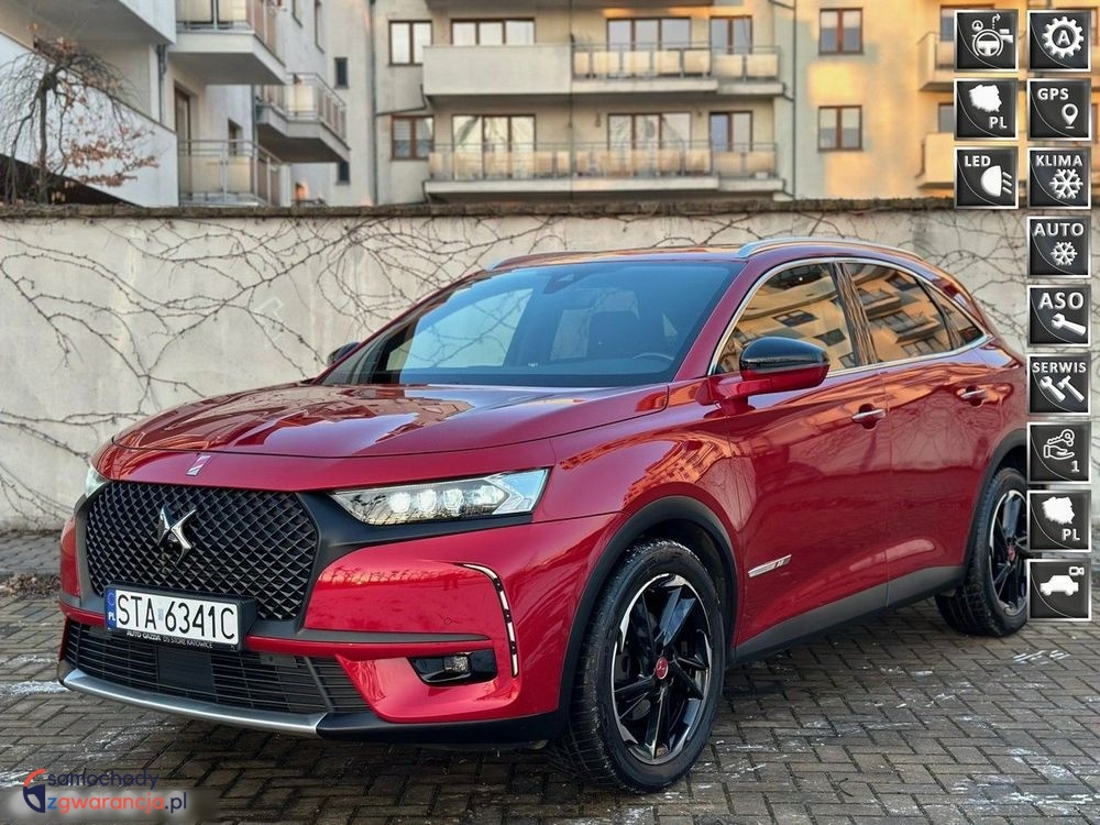 Ds Automobiles Ds 7 Crossback | Fwd (Przód) | Automatyczna | 225 Km | Bordowy