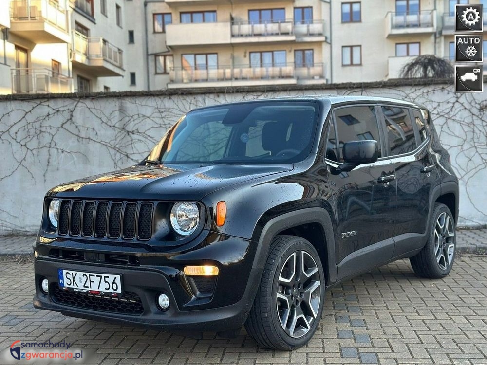 Jeep Renegade  | Fwd (Przód) | Automatyczna | 185 Km | Czarny