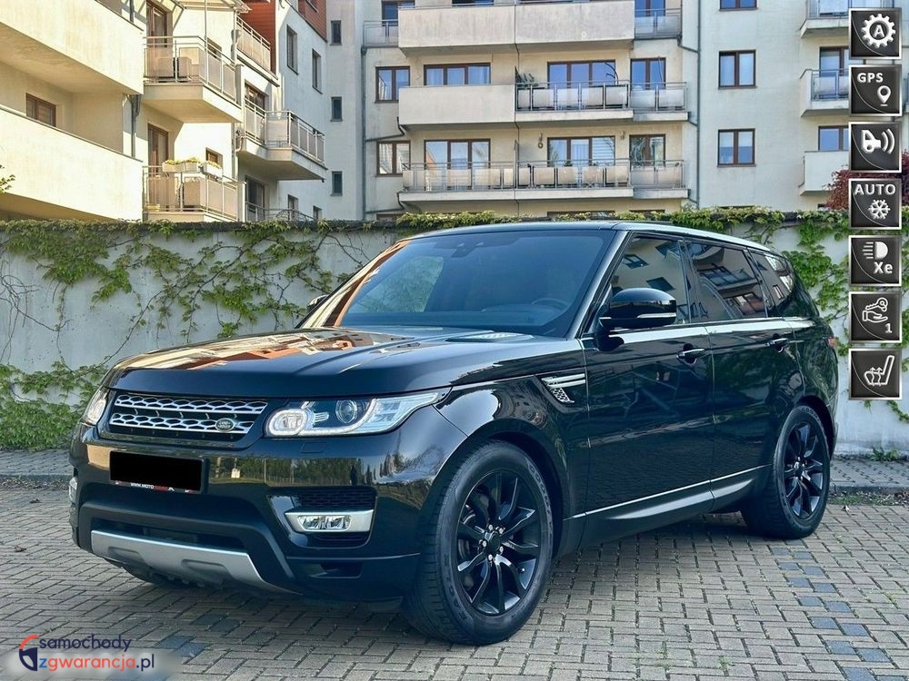 Land Rover Range Rover Sport | 4X4 (Doł. Automatycznie) | Automatyczna | 241 Km | Czarny