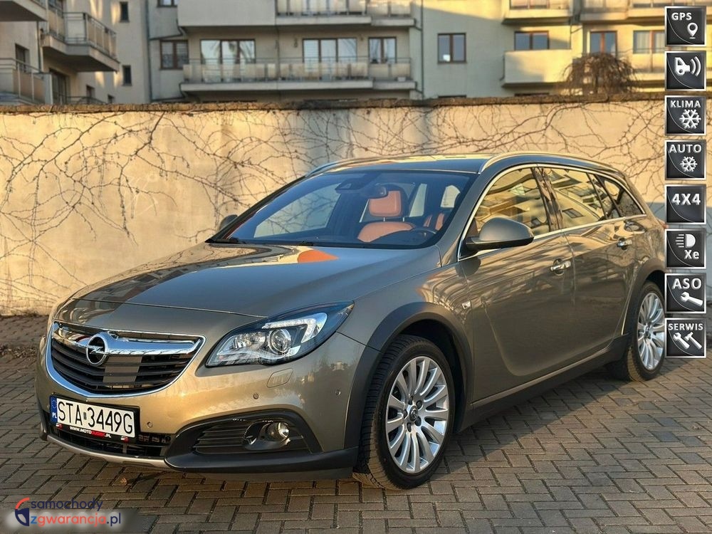Opel Insignia  | 4X4 (Doł. Automatycznie) | Manualna | 250 Km | Złoty