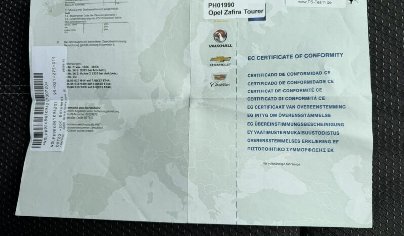 OPEL Zafira  | FWD (przód) | Manualna | 140 KM | bialy full