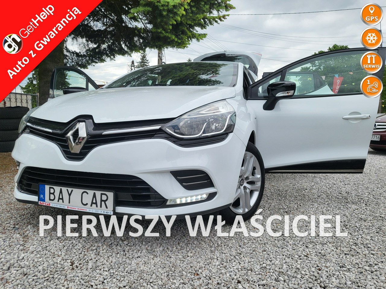 Renault Clio  | Przedni | Manualna | 75 Km | Bialy