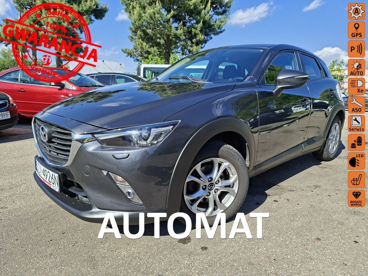 Mazda Cx-3  | Fwd (Przód) | Automatyczna | 120 Km | Szary