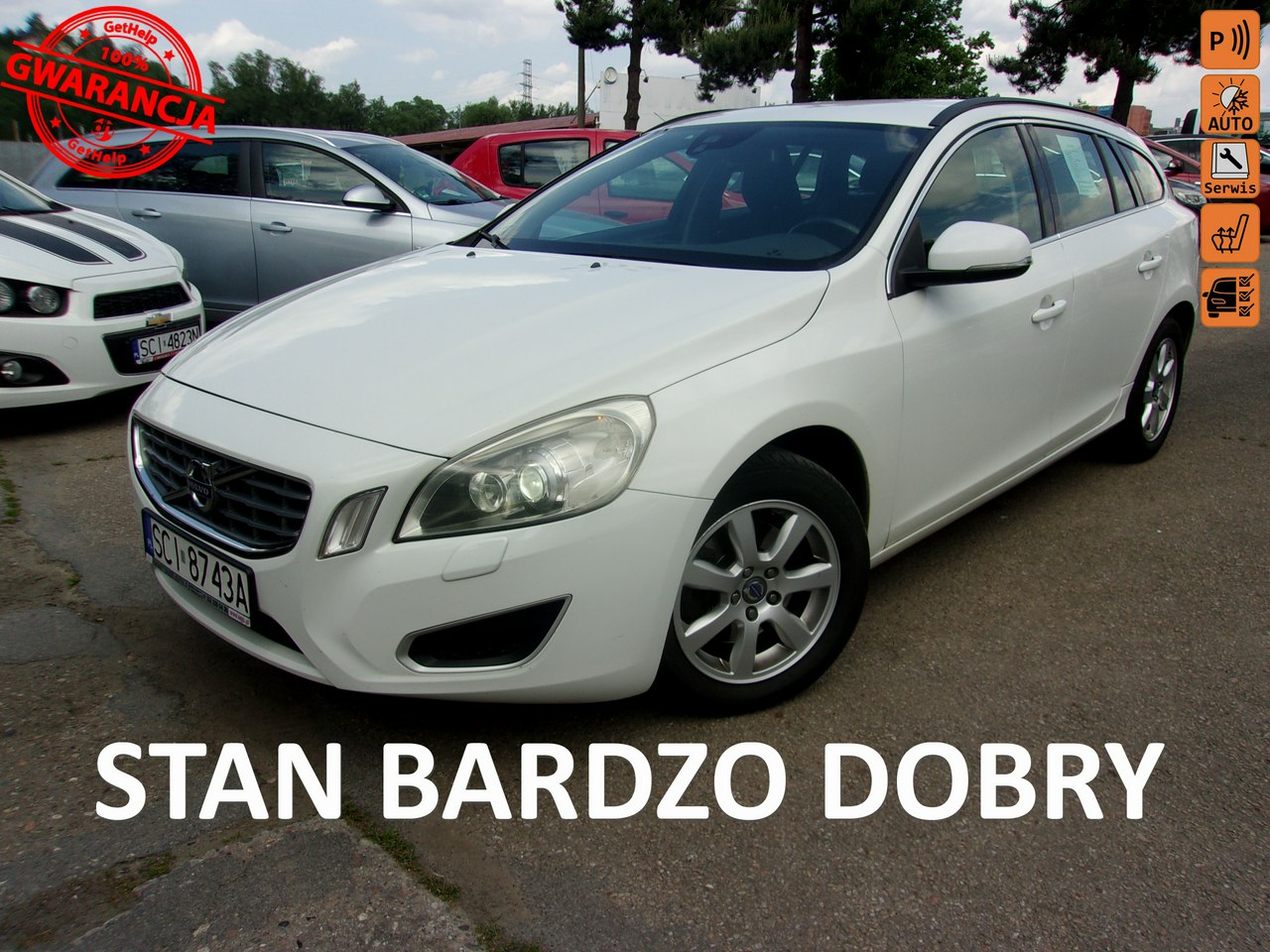 Volvo V60  | Fwd (Przód) | Manualna | 136 Km | Bialy