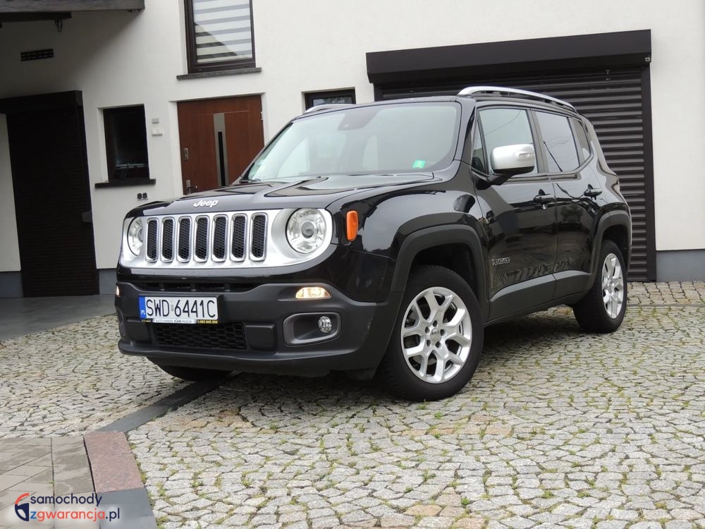 Jeep Renegade  | 4X4 (Doł. Automatycznie) | Automatyczna | 140 Km | Czarny