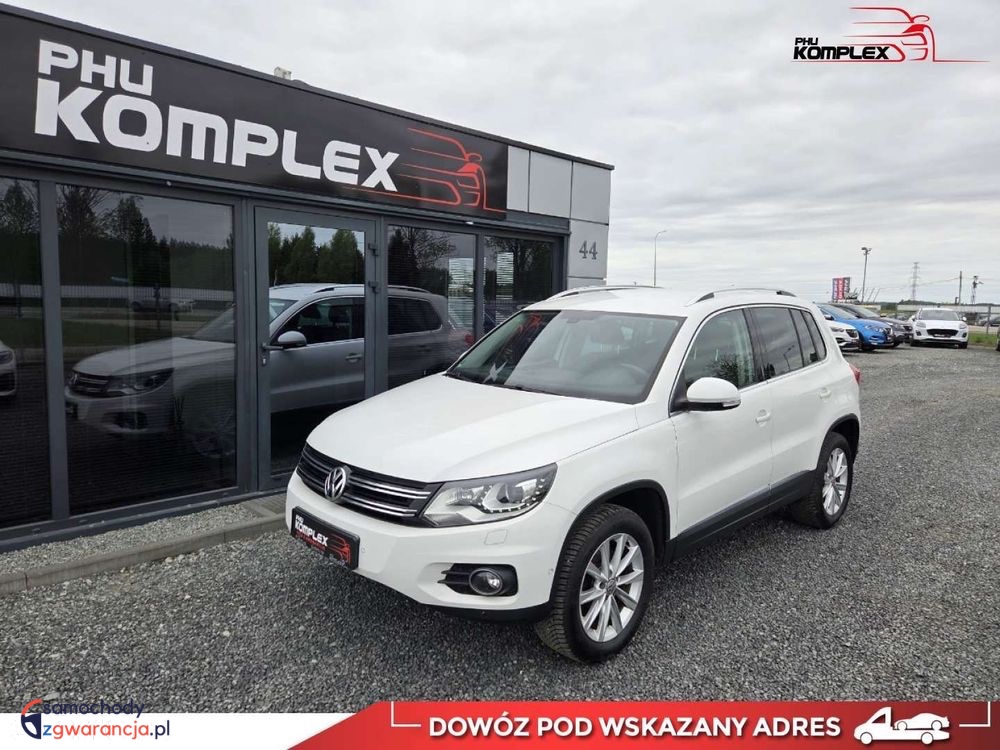 Volkswagen Tiguan  | 4×4 (Doł. Automatycznie) | Automatyczna | 140 Km | Biały