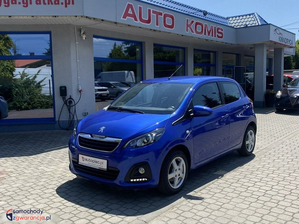 Peugeot 108  | Fwd (Przód) | Manualna | 72 Km | Niebieski