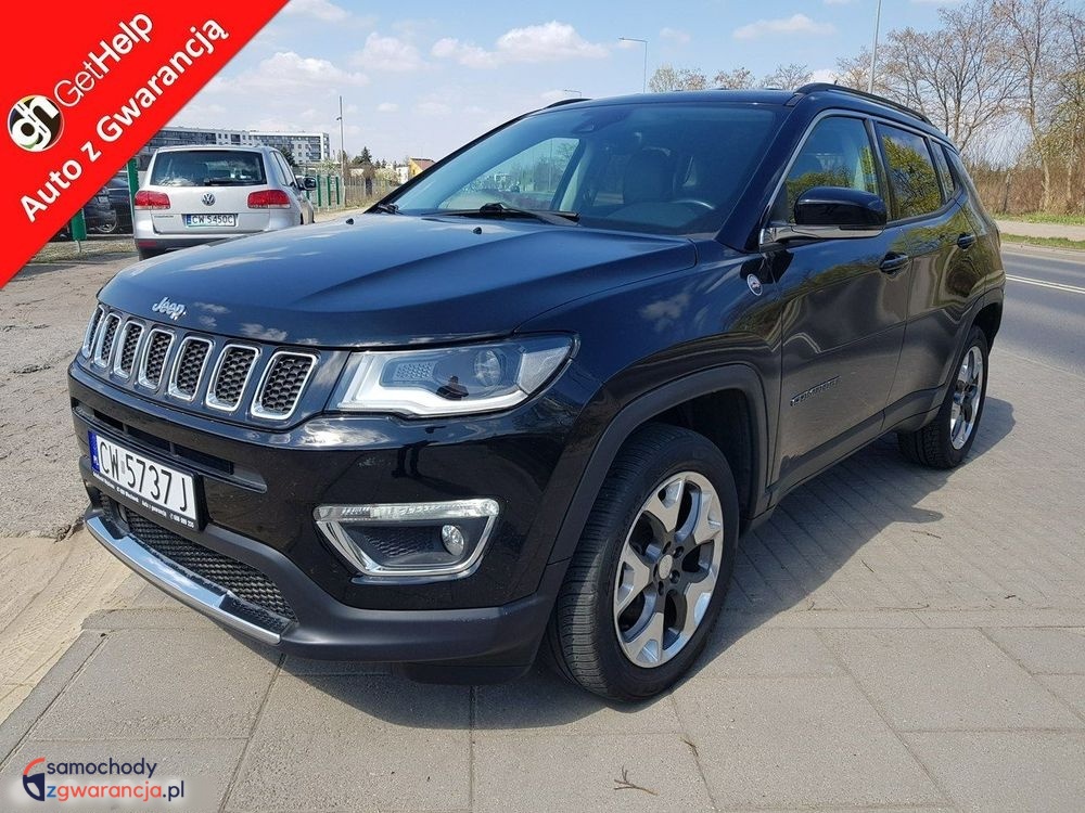 Jeep Compass  | 4X4 (Doł. Automatycznie) | Automatyczna | 140 Km | Czarny
