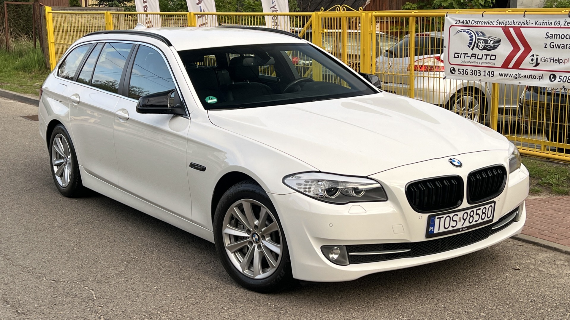 Bmw Seria 5 | 4X4 (Doł. Automatycznie) | Automatyczna | 258 Km | Biały