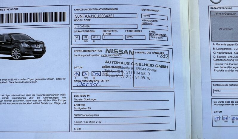 Nissan Qashqai | FWD (przód) | Manualna | 117 KM | Granatowy full