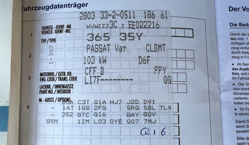 VOLKSWAGEN Passat Variant | FWD (przód) | Automatyczna D/S | 140 KM | Szary full