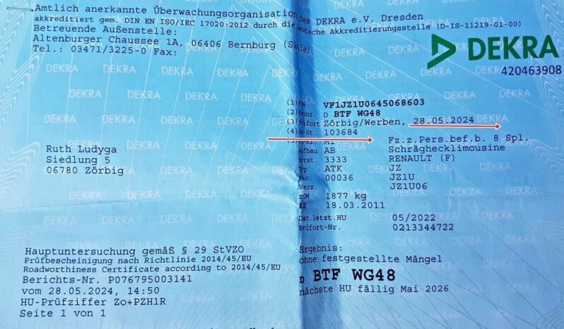 RENAULT Scenic  | FWD (przód) | Manualna | 110 KM | Szary full