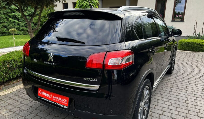 PEUGEOT 4008  | 4×4 (doł. ręcznie) | Manualna | 115 KM | Czarny full