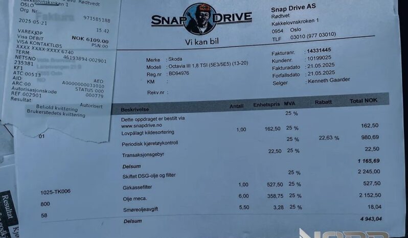 Skoda Octavia | 4×4 (stały) | Automatyczna | 180 KM | Czarny full