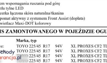 SKODA Octavia  | 4×4 (stały) | Automatyczna | 180 KM | Biały full