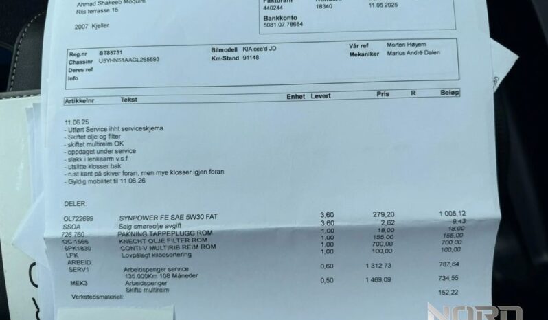 KIA Ceed  | FWD (przód) | Manualna | 100 KM | Biały full