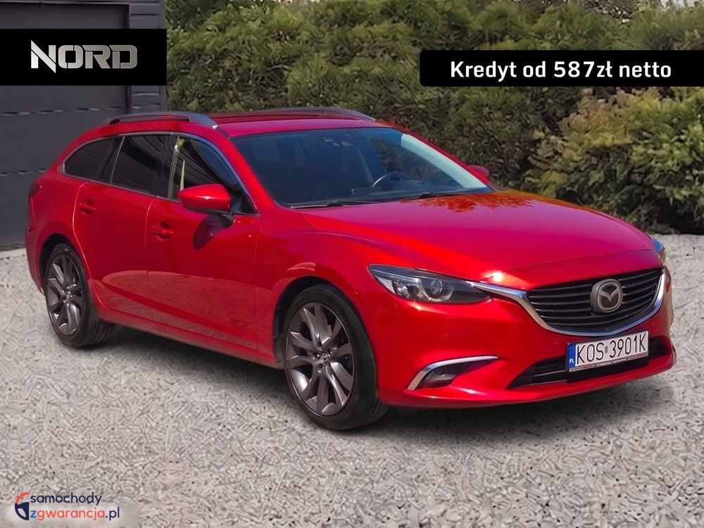 Mazda 6  | 4X4 (Doł. Automatycznie) | Automatyczna | 175 Km | Czerwony