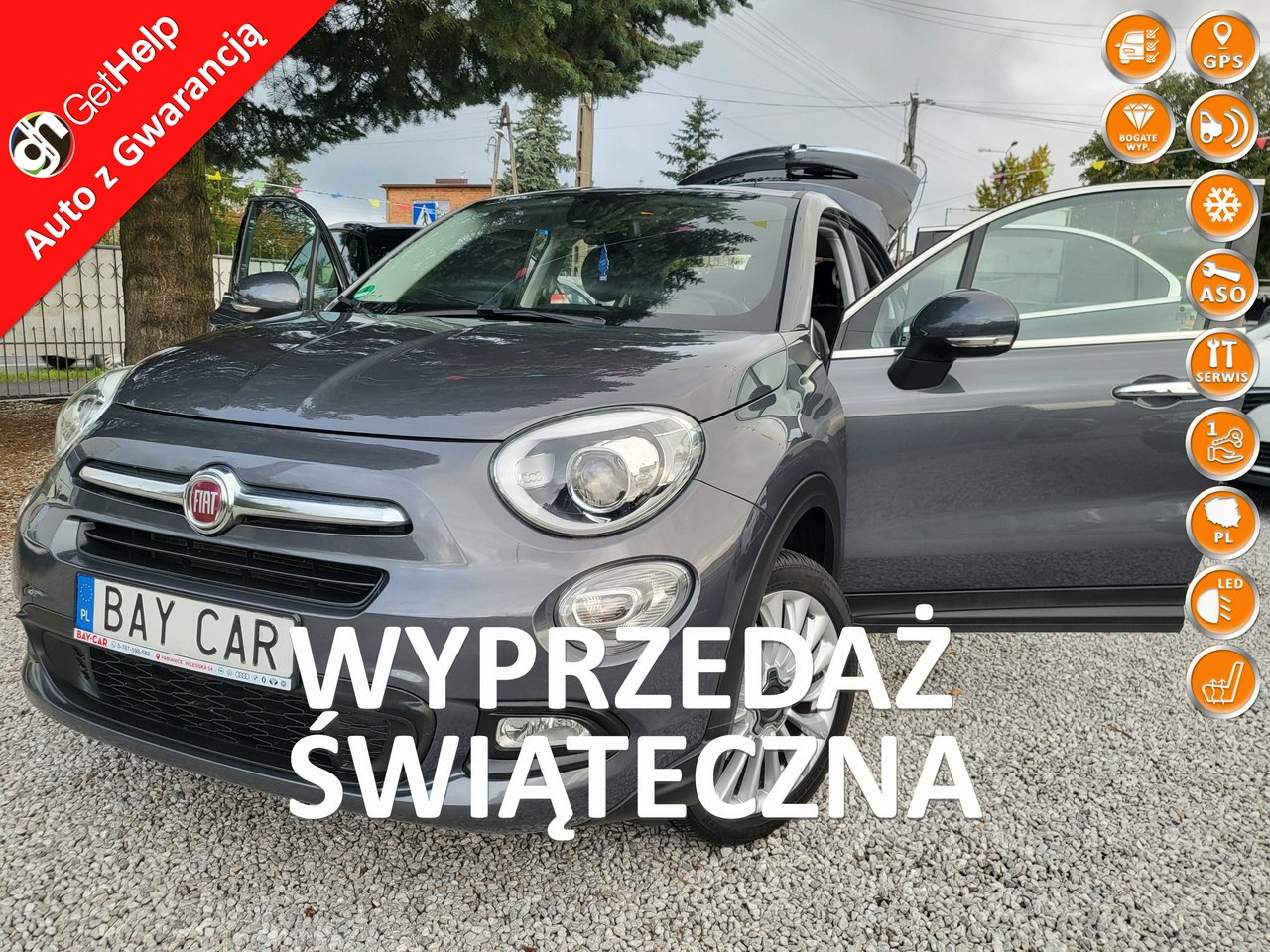 Fiat 500X  | Przedni | Manualna | 110 Km | Szary
