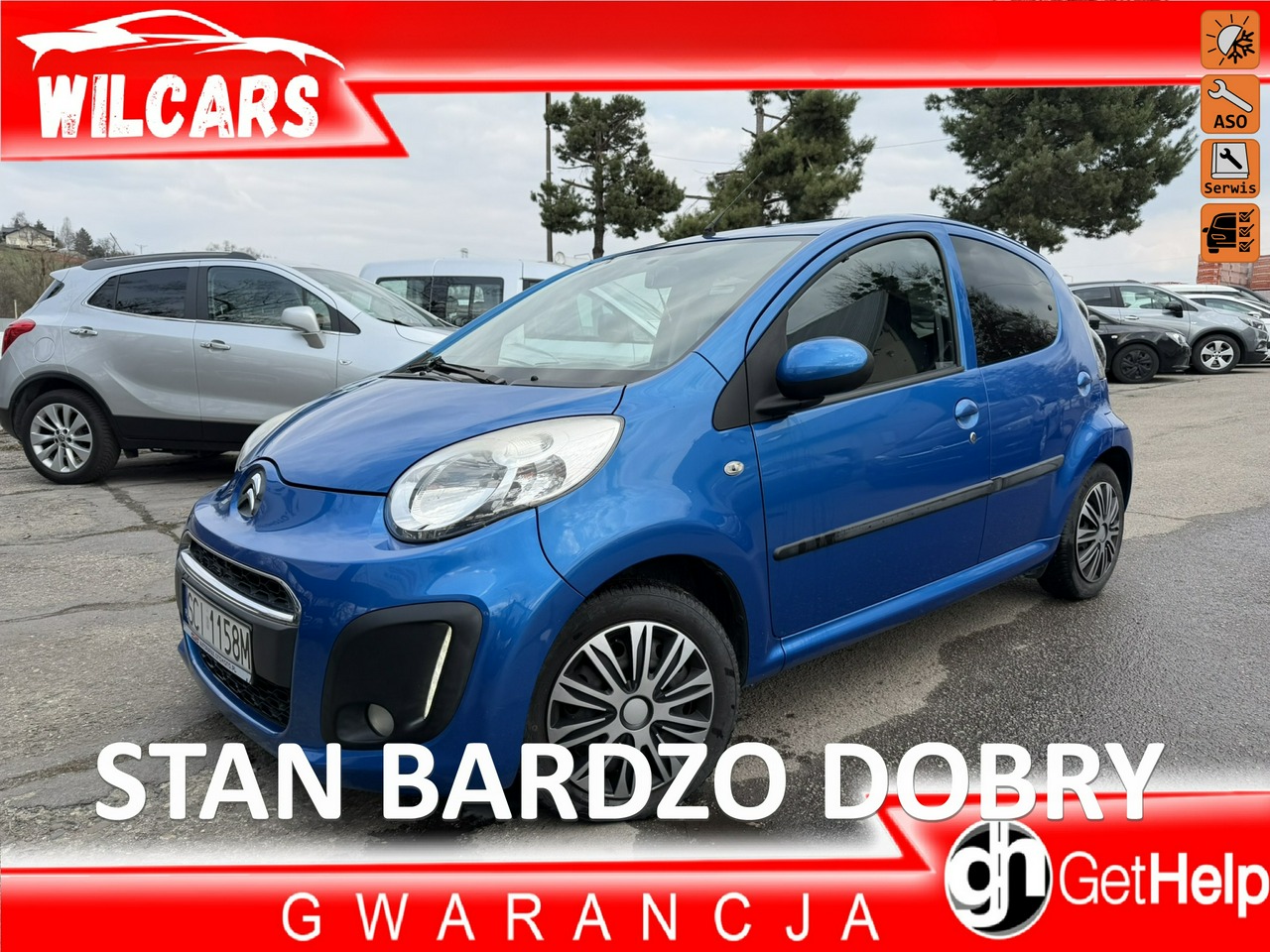 Citroen C1  | Fwd (Przód) | Manualna | 68 Km | Niebieski