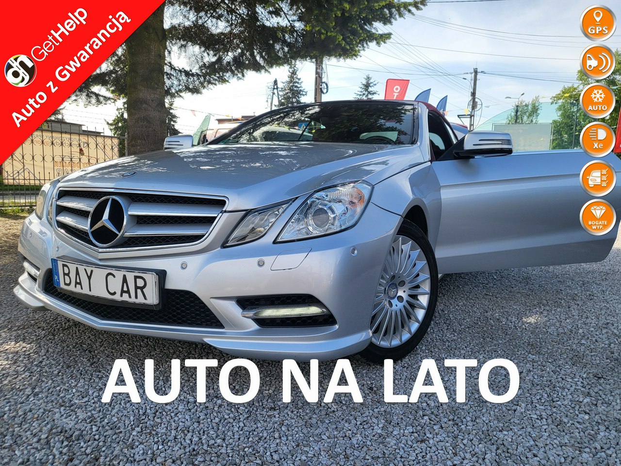 Mercedes E 200 | Rwd (Tył) | Automatyczna | 204 Km | Srebrny